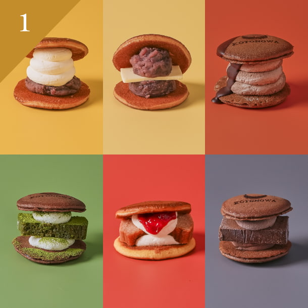 生どら食べ比べ6種6個入り